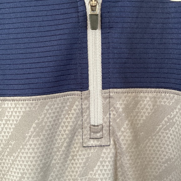 NFL Team Apparel Quarter Zip Lightweight Sweater- New England Patriots - Picture 4 of 6